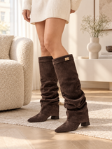 Chocolate Faux Suede
