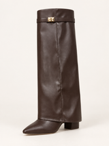 Chocolate Faux Leather