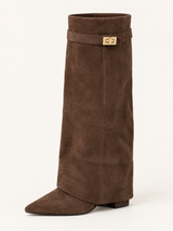 Chocolate Faux Suede