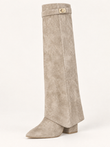 Stone Faux Suede