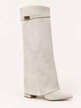 Ivory Faux Suede